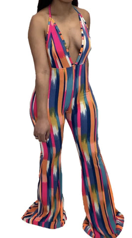 "Delightful Stripes" Jumpsuit