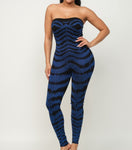 Tube Jacquard Jumpsuit