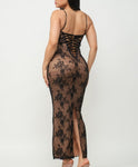 Lace Tube Maxi Dress