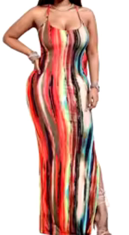 Multi Color Maxi Dress