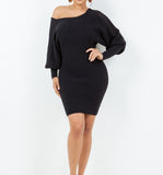 One Shoulder Mini Dress