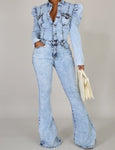 Light Denim Jumpsuit