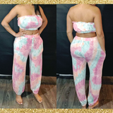 Pink Tye-Dye Set